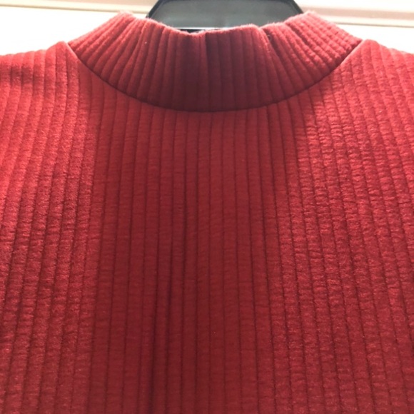 NEW mock neck button up sweater holiday party - Picture 4 of 8